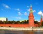 Стіни та вежі московського кремля