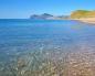 På vilken Svarta havets kust finns en sandstrand?