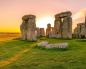 Stonehenge.  The mystery of Great Britain.  The oldest monument in England Circle of stones in England